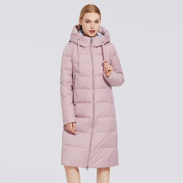 Veste à col montant zippé coupe-vent rembourrée en coton – Image 9