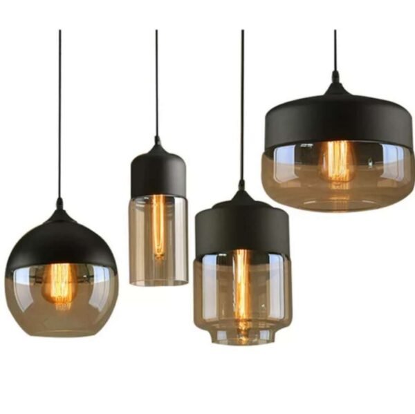 Industrielle lustre en verre – Image 2