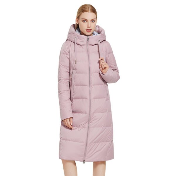 Veste à col montant zippé coupe-vent rembourrée en coton – Image 6