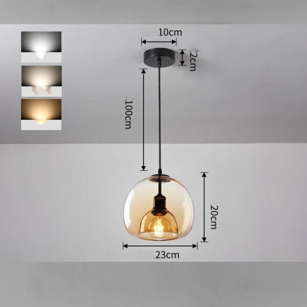 Lampe Nordique Moderne Minimaliste pour Salle À Manger, Salon, Bar – Image 7