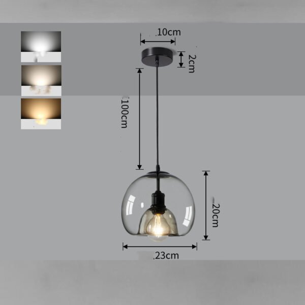 Lampe Nordique Moderne Minimaliste pour Salle À Manger, Salon, Bar – Image 5