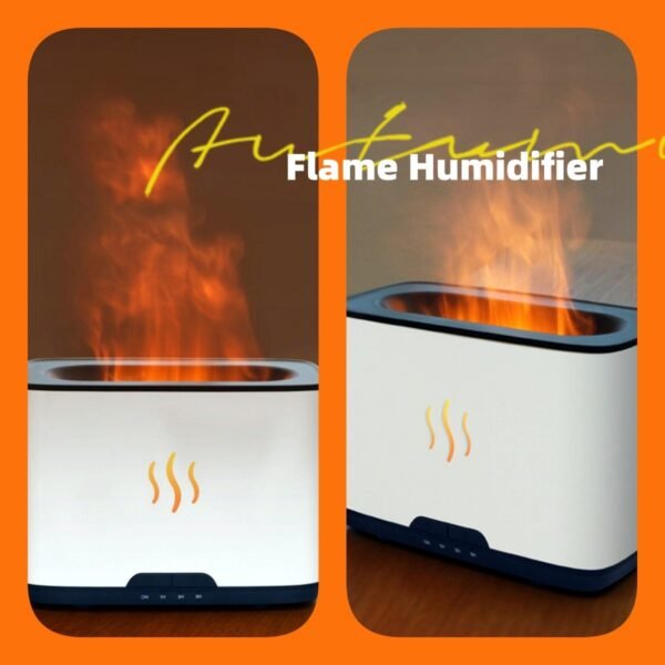 Nouvelle Flamme Aromathérapie Humidificateur Grande Capacité