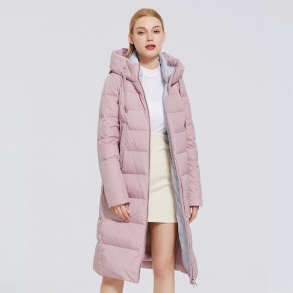 Veste à col montant zippé coupe-vent rembourrée en coton – Image 2